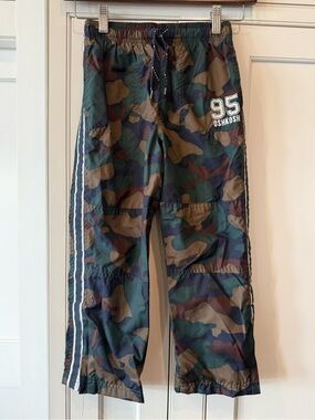 OshKosh B'gosh Boys Camouflage Jogger Pants in Green/Brown